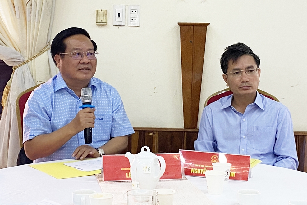 Chủ tịch UBND tỉnh Kon Tum Lê Ngọc Tuấn chỉ đạo, điều hành Chương trình