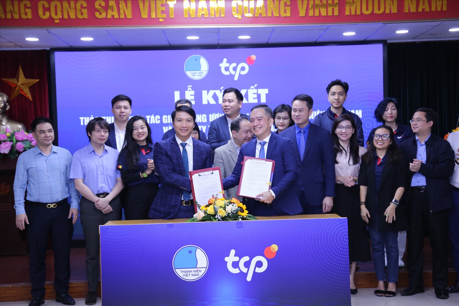 Lễ ký kết Thỏa thuận hợp tác giữa Trung ương Hội Liên hiệp Thanh niên (LHTN) Việt Nam và Công ty Trách nhiệm hữu hạn (TNHH) TCP Việt Nam