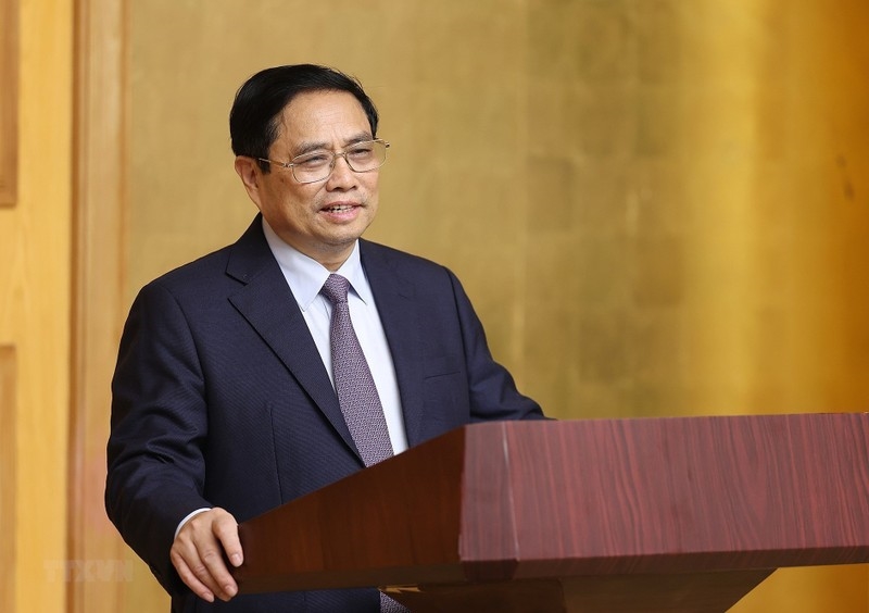 Thủ tướng Chính phủ Phạm Minh Chính là Trưởng Ban Chỉ đạo Quốc gia về hội nhập quốc tế. (Ảnh: TTXVN)