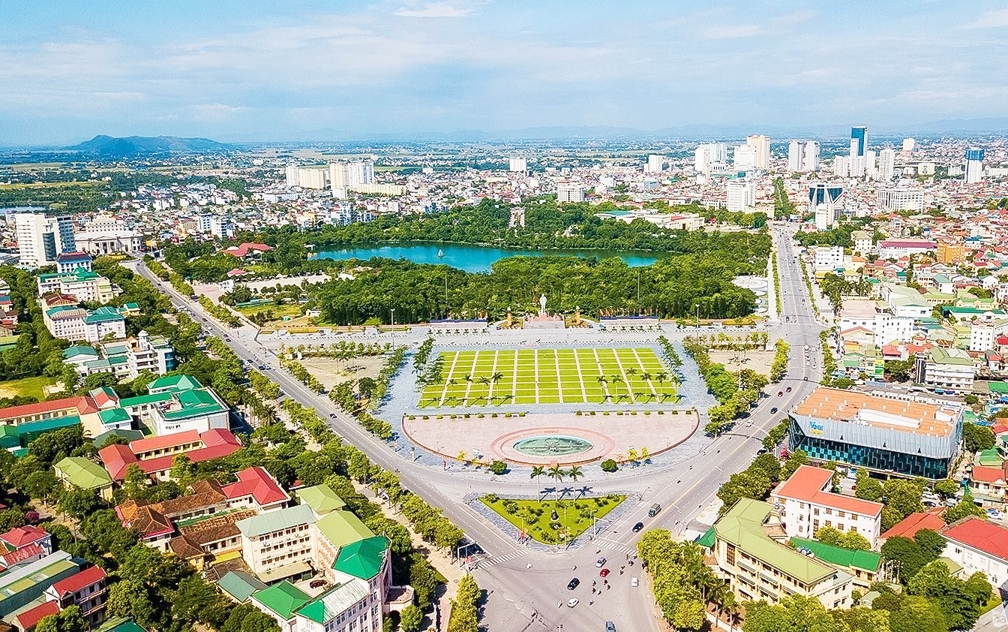 Khu vực trung tâm thành phố Vinh tỉnh Nghệ An