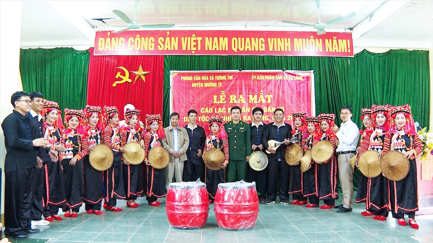 Lễ ra mắt CLB dân ca, dân vũ dân tộc Hà Nhì, xã Ka Lăng, huyện Mường Tè