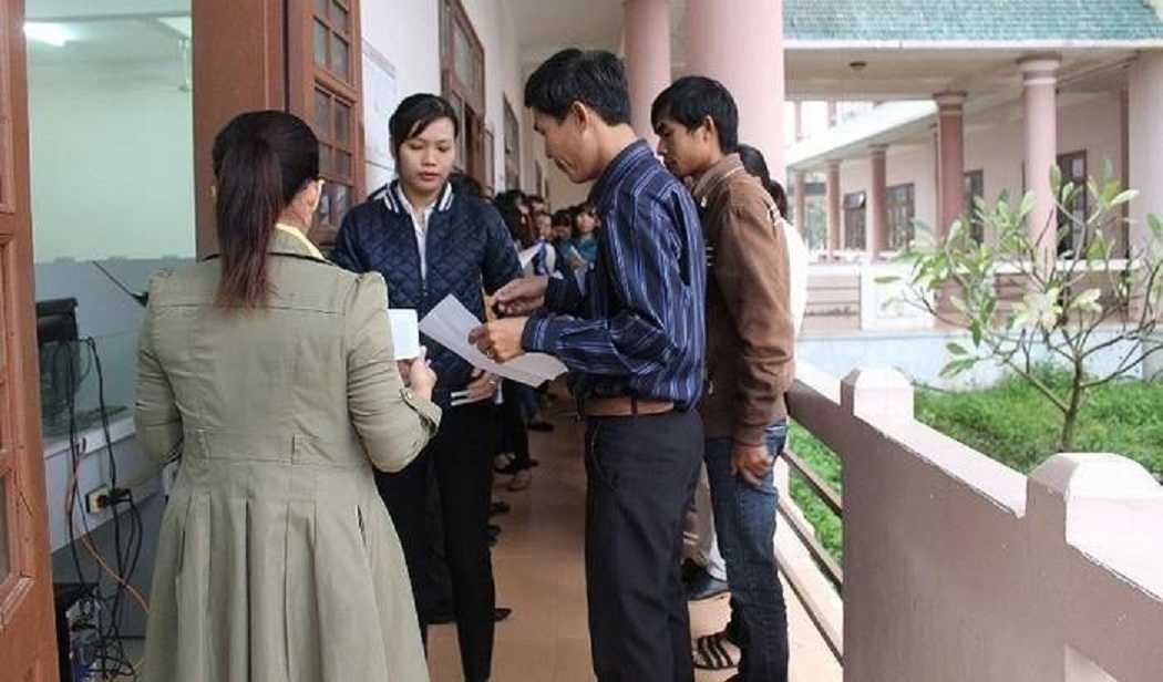 Các giáo viên tham gia một kỳ thi tuyển ở Quảng Nam. (Ảnh minh họa)