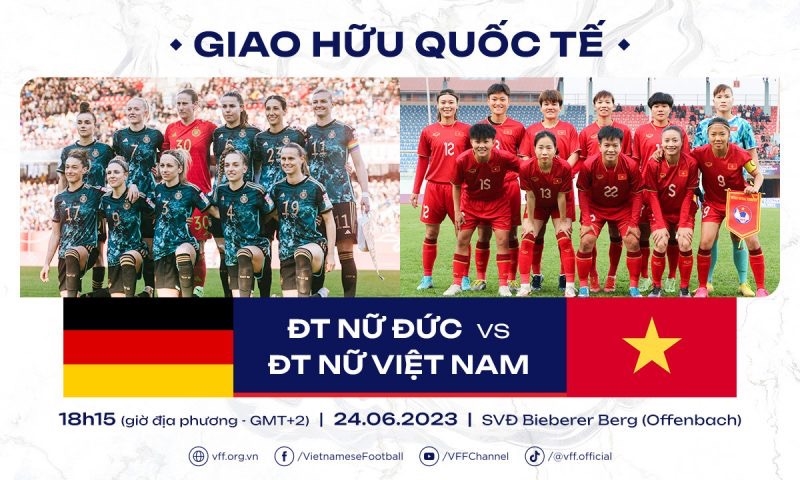Trận gặp tuyển nữ Đức sẽ là trận đấu giao hữu đầu tiên của đội tuyển nữ Việt Nam với một đội bóng đến từ châu Âu. Ảnh: VFF
