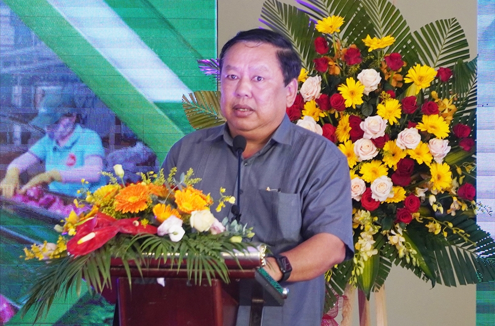Ông Nguyễn Văn Liệt - Phó Chủ tịch UBND tỉnh Vĩnh Long phát biểu tại buổi lễ
