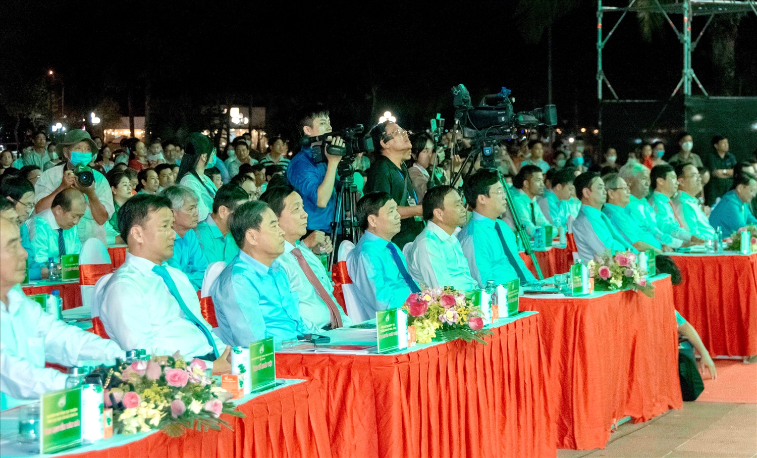 Các đại biểu tham dự lễ khai mạc Lễ hội Xoài Đồng Tháp năm 2023 