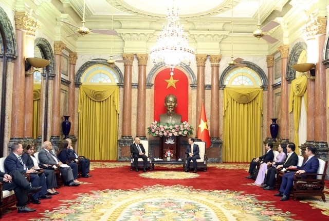 Chủ tịch nước Võ Văn Thưởng khẳng định Đảng, Nhà nước Việt Nam luôn coi trọng quan hệ hữu nghị đặc biệt với Cuba. Ảnh TTXVN