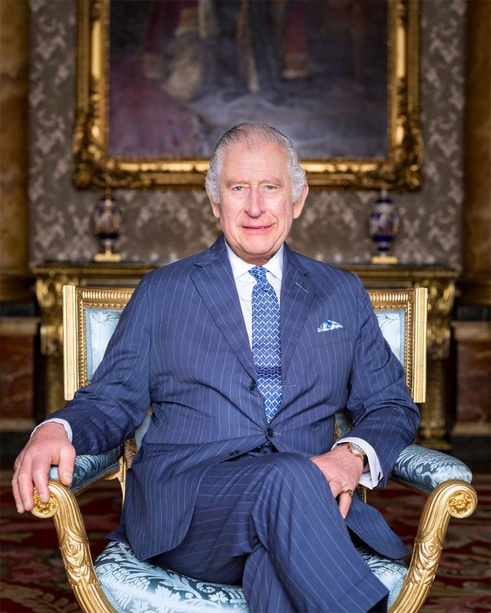 Chân dung Nhà vua Charles III. (Ảnh: Cung điện Buckingham)