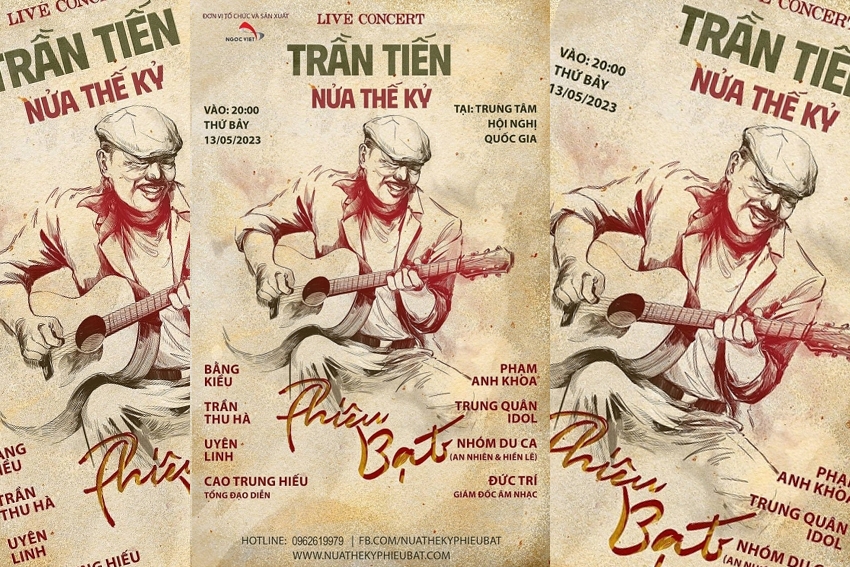 Đêm nhạc sẽ diễn ra vào lúc 20h00 thứ 7 ngày 13/5/2023 tại Trung tâm Hội nghị quốc gia Hà Nội.