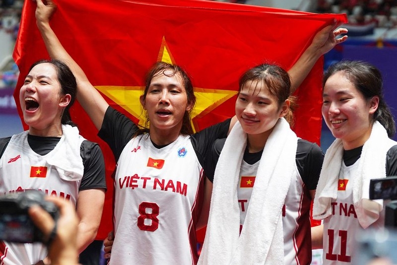 Bóng rổ nữ Việt Nam giành về tấm Huy chương Vàng SEA Games lịch sử