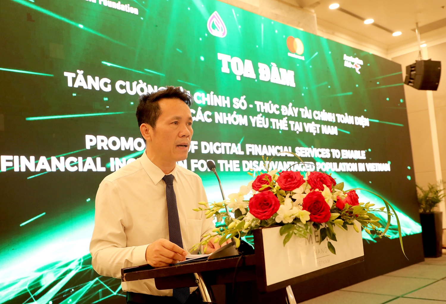  Phó Tổng Giám đốc Ngân hàng CSXH Hoàng Minh Tế phát biểu tại Tọa đàm