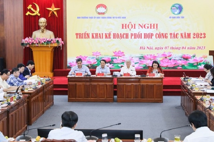 Một trong những nhiệm vụ trọng tâm trong công tác phối hợp giữa Ủy ban Dân tộc và Ủy ban Trung ương MTTQ Việt Nam trong giai đoạn này là giám sát việc triển khai thực hiện Chương trình MTQG 1719