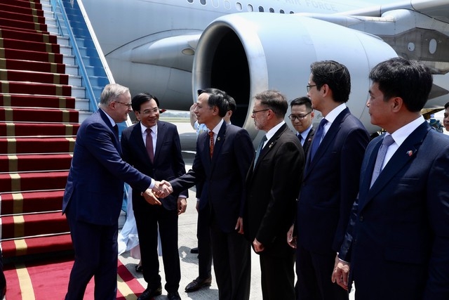 Đây là chuyến thăm chính thức đầu tiên của ông Anthony Albanese tới Việt Nam kể từ khi nhậm chức - Ảnh: VGP/Nhật Bắc