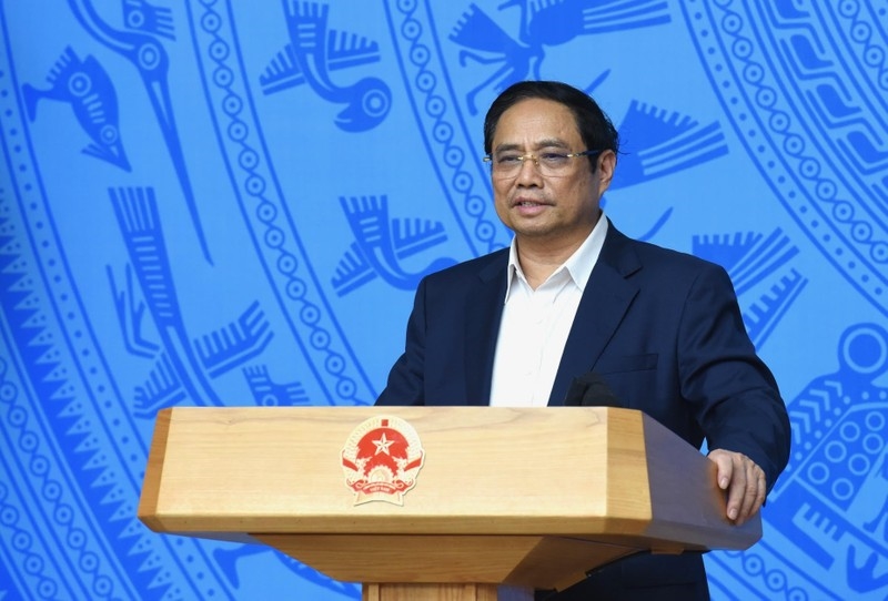 Thủ tướng Phạm Minh Chính phát biểu ý kiến khai mạc Phiên họp lần thứ 20 Ban Chỉ đạo Quốc gia phòng, chống dịch Covid-19.