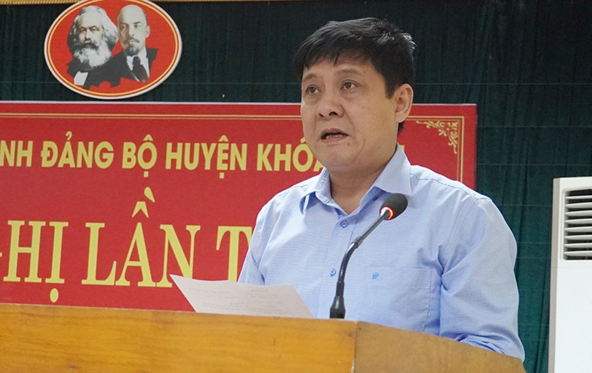 Ông Lê Công Toán, Bí thư Huyện ủy Bố Trạch (Quảng Bình)