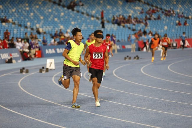 Các VĐV Đoàn Thể thao người khuyết tật Việt Nam nỗ lực trong từng cuộc thi đấu.Ảnh: TD