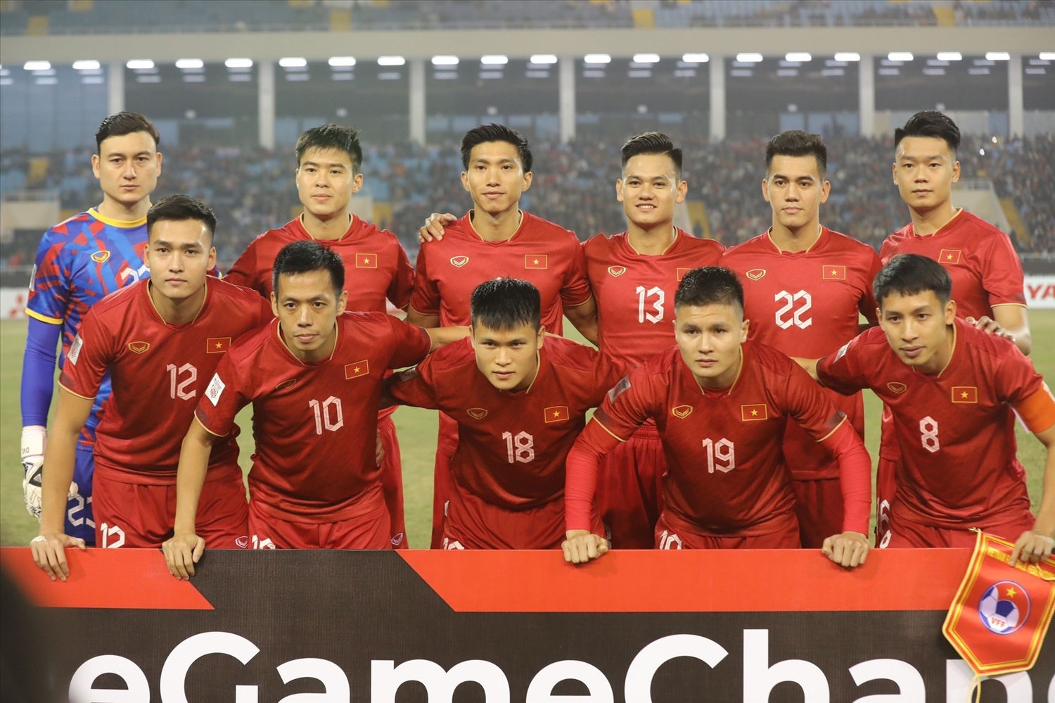 Đội tuyển Việt Nam sẽ "thay máu" mạnh mẽ hướng đến mục tiêu dự World Cup 2026.Ảnh: Minh Quyết/TTXVN