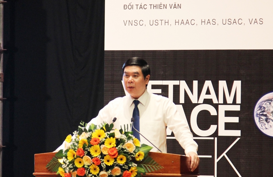 Phó Chủ tịch UBND tỉnh Bình Định Lâm Hải Giang phát biểu tại chương trình