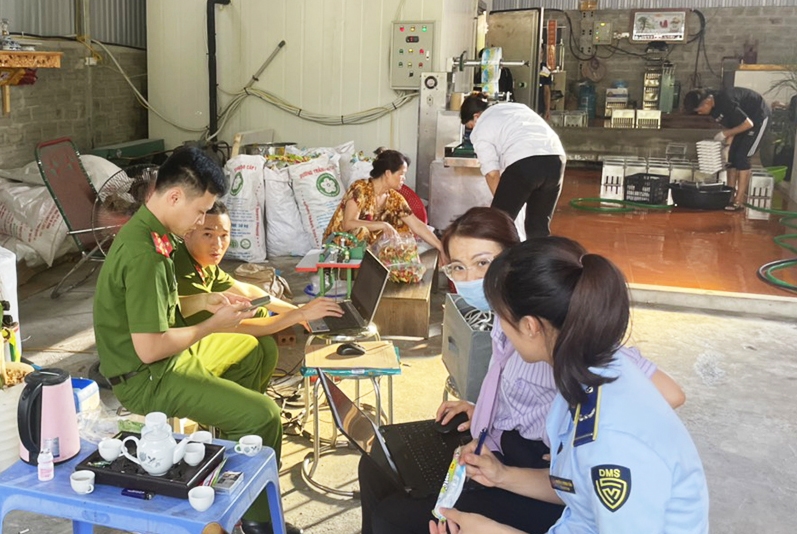  Lực lượng Cảnh sát môi trường và Quản lý thị trường phối hợp kiểm tra, xử lý cơ sở sản xuất kem Hải Linh