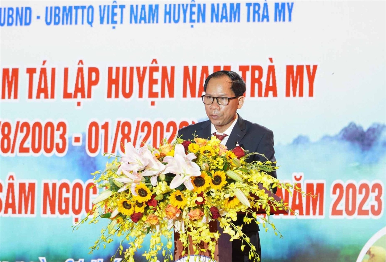 Bí thư Huyện ủy Nam Trà My - Lê Thanh Hưng ôn lại chặng đường 20 năm hình thành và phát triển của huyện