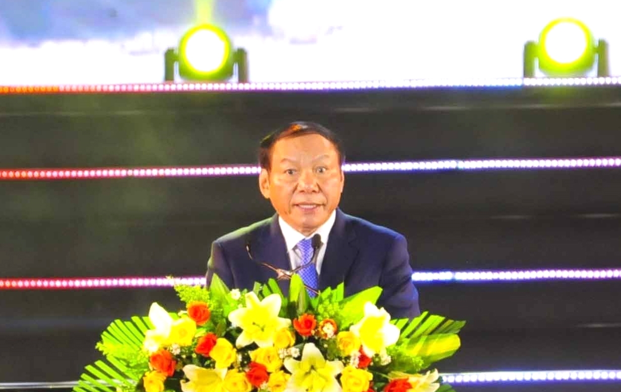 Bộ trưởng Bộ VHTT&DL Nguyễn Văn Hùng phát biểu tại Lễ khai mạc Ngày hội