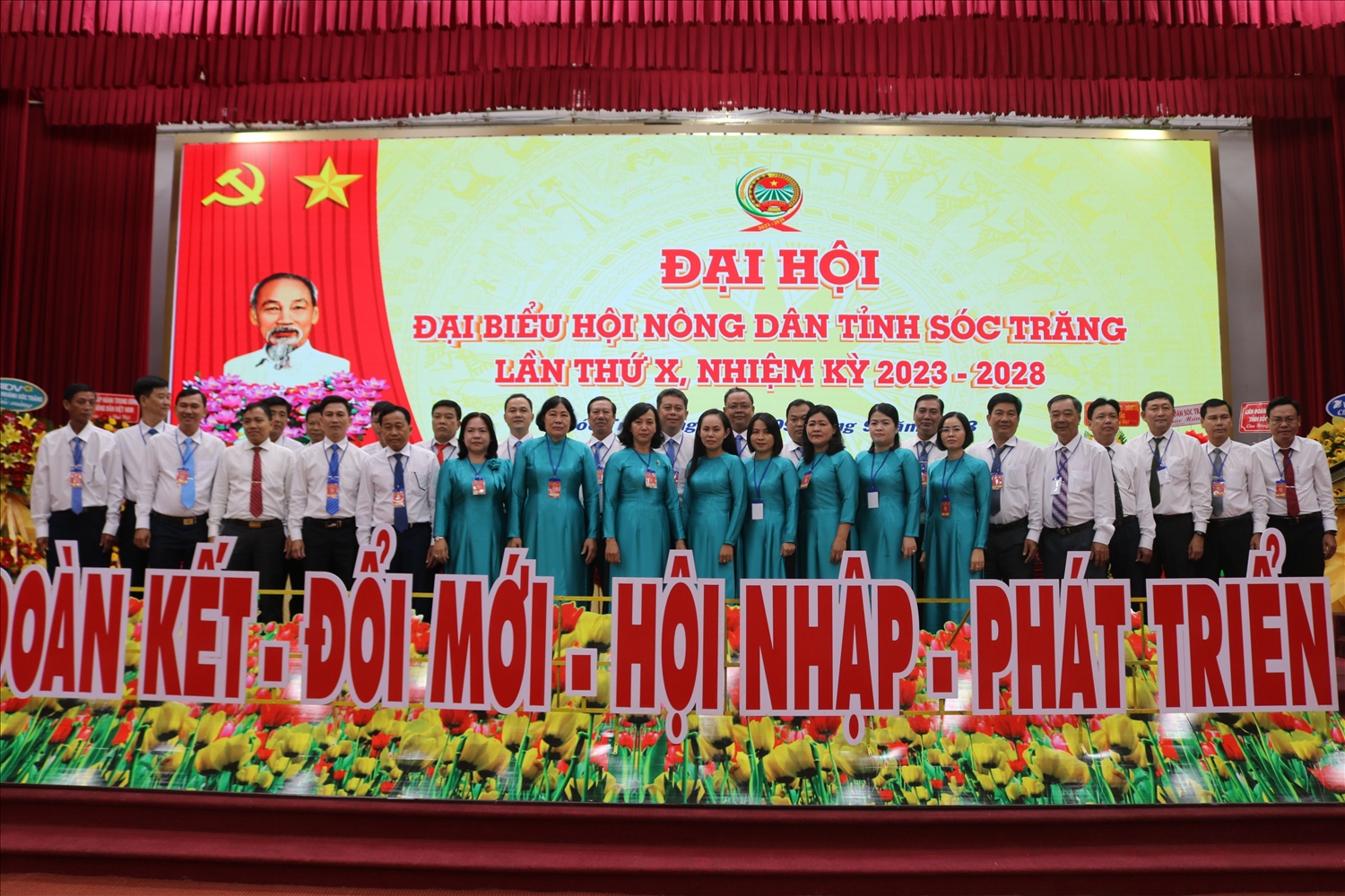 Chấp hành Hội Nông dân tỉnh Sóc Trăng khóa X, nhiệm kỳ 2023 - 2028 ra mắt Đại hội 
