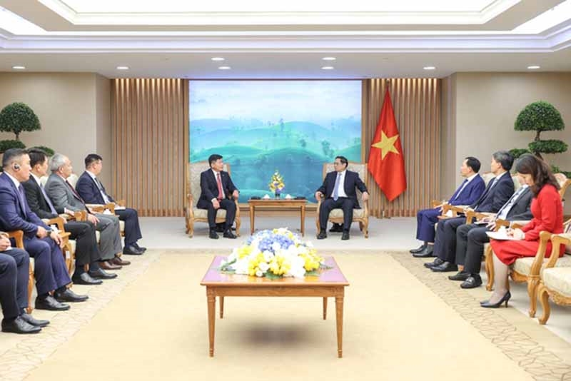 Bộ trưởng Khishgee Nyambaatar khẳng định Mông Cổ luôn coi trọng quan hệ với Việt Nam - Ảnh: VGP/Nhật Bắc