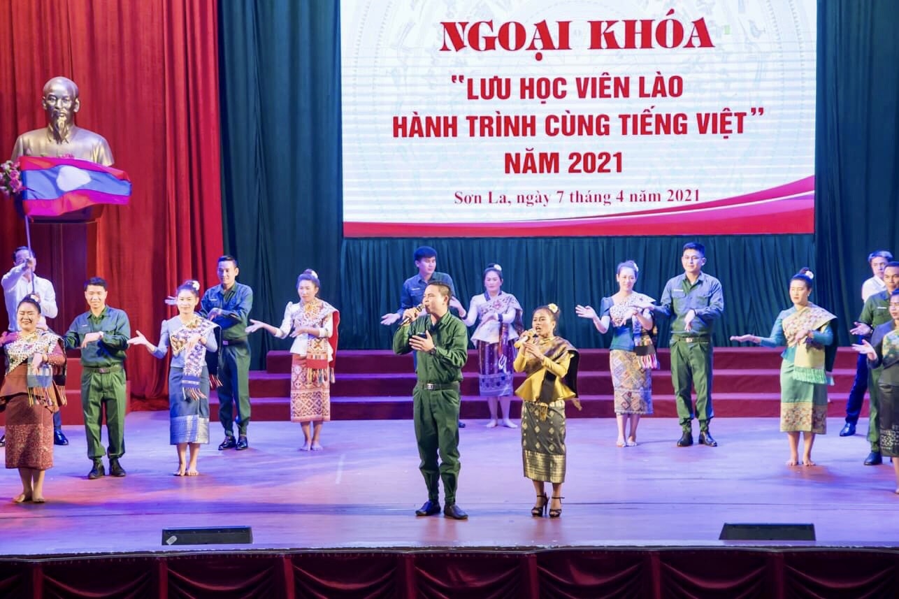 Chương trình Ngoại khoá nhằm nâng cao chất lượng đào tạo tiếng Việt cho LHS Lào tại Sơn La.
