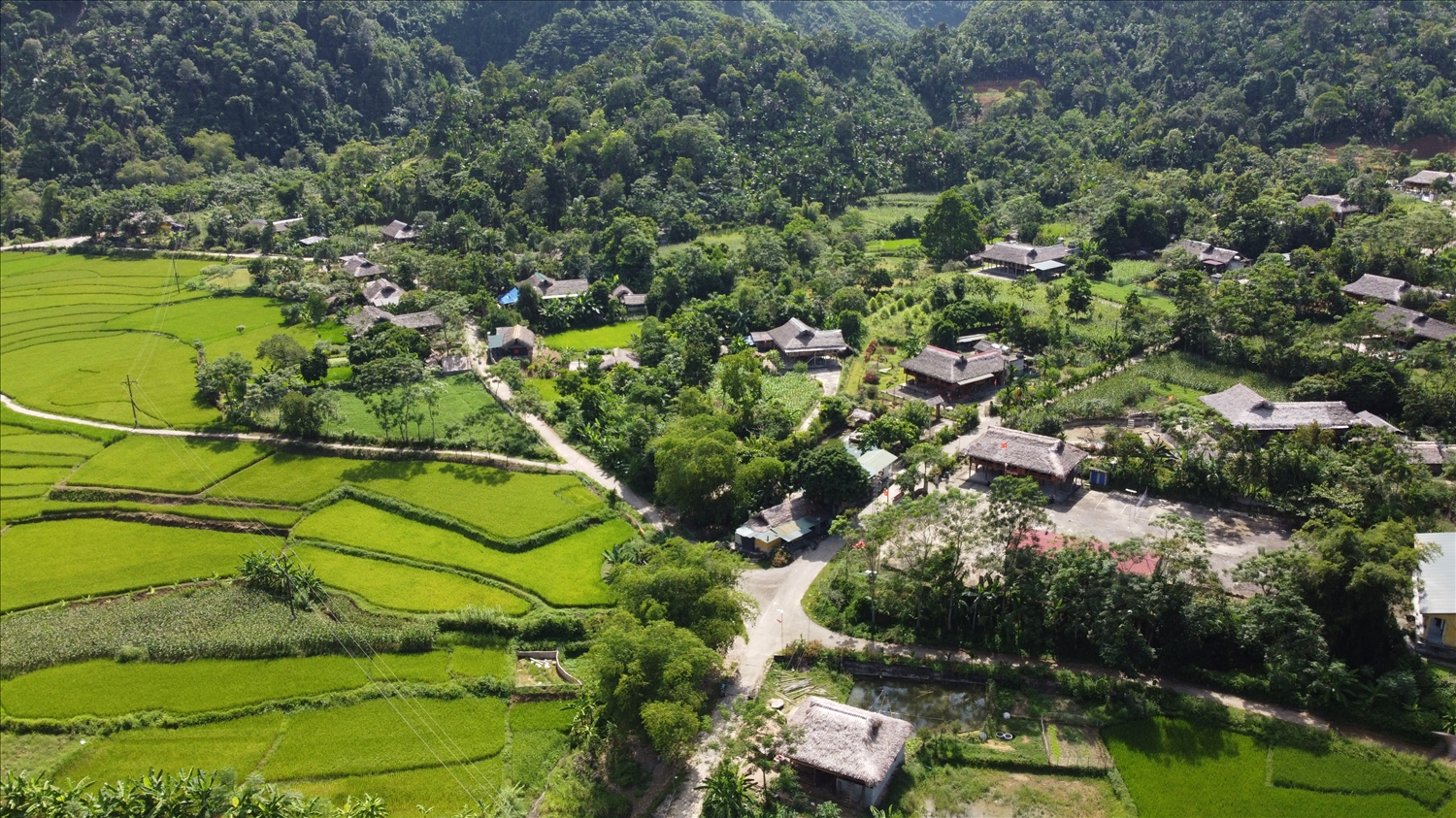 Một góc nhỏ của Làng văn hoá du lịch cộng đồng dân tộc Tày thôn Chì, xã Xuân Giang, huyện Quang Bình.