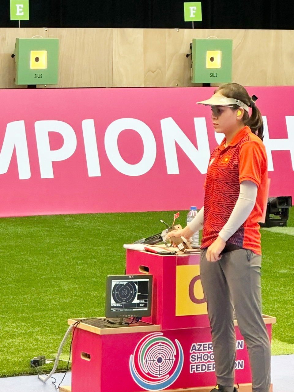 Xạ thủ Trịnh Thu Vinh vừa xuất sắc giành suất dự Olympic 2024