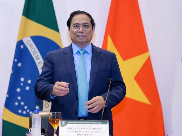 Thủ tướng Phạm Minh Chính: Hình mẫu Việt Nam cho thấy 'không có gì là không thể trong quan hệ quốc tế' - Ảnh: VGP/Nhật Bắc
