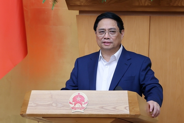 Thủ tướng Phạm Minh Chính chủ trì phiên họp Chính phủ chuyên đề về xây dựng pháp luật tháng 9/2023 - Ảnh: VGP/Nhật Bắc