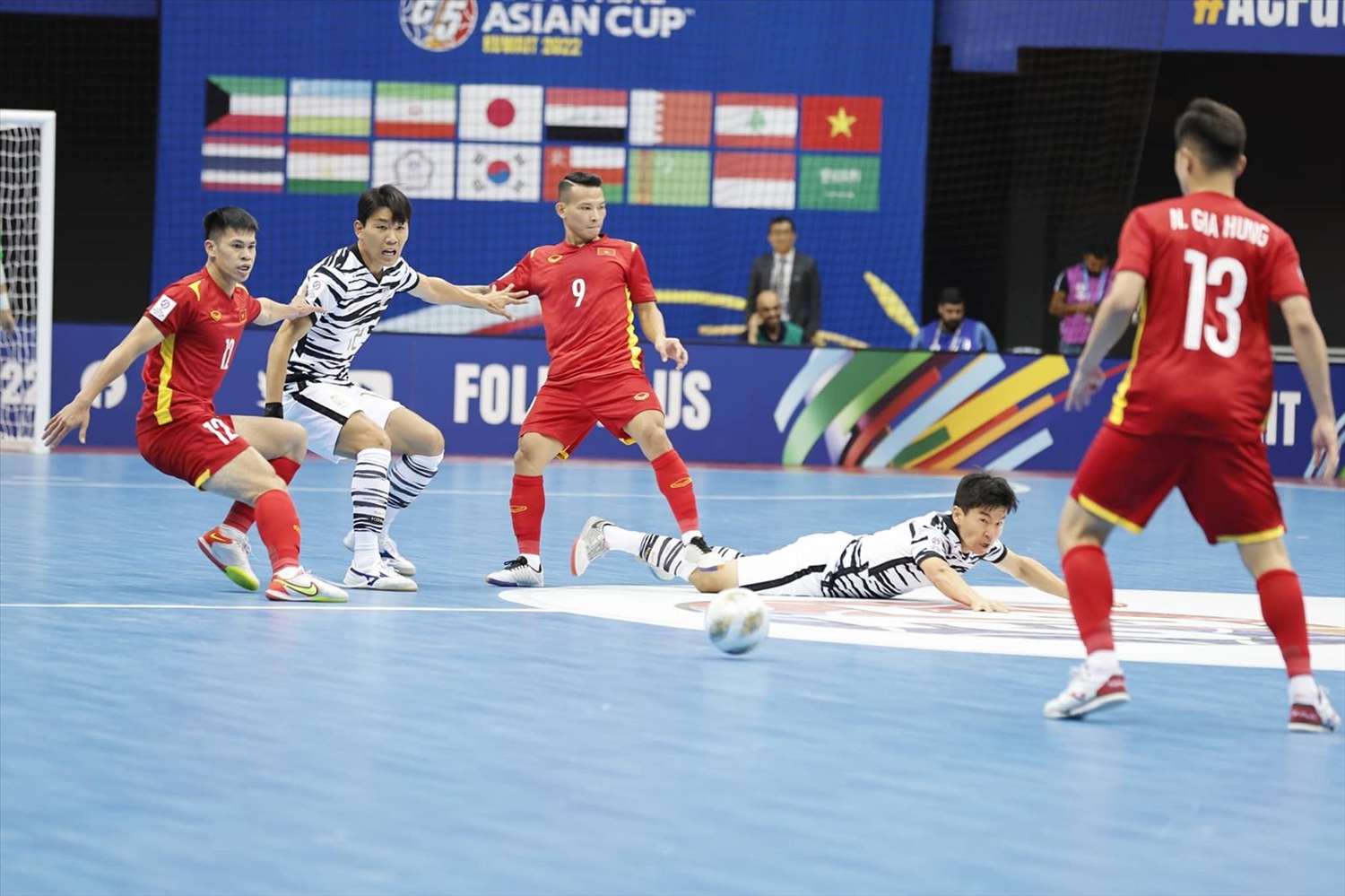 Đội tuyển Futsal Việt Nam hoàn thành mục tiêu tại Vòng loại giải Futsal châu Á 2024 (Ảnh IT)