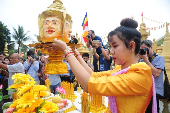 Dân tộc Khmer có nền văn hóa phát triển đa dạng gắn liền với những tín ngưỡng mang sắc thái riêng biệt (Ảnh: dangcongsan.vn)