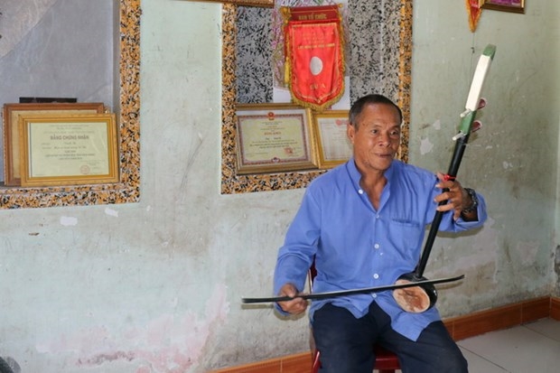 Nghệ nhân ưu tú Danh Bê tâm huyết với công tác bảo tồn văn hóa truyền thống Khmer