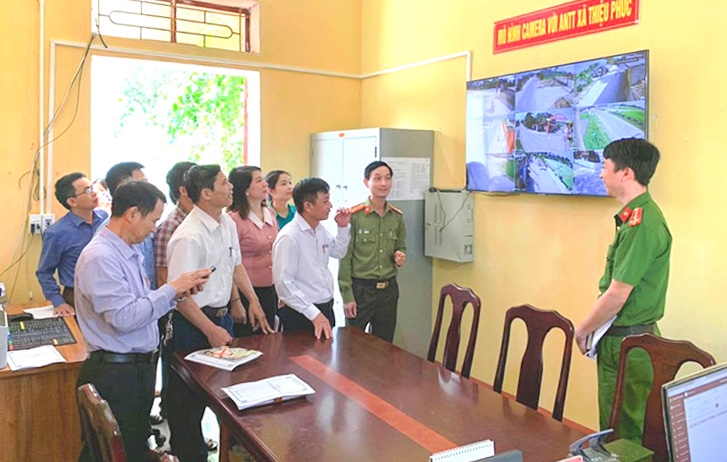 Đến nay, toàn tỉnh Thanh Hoá có 14.053 mắt camera được lắp đặt, quản lý tại trụ sở Công an các đơn vị