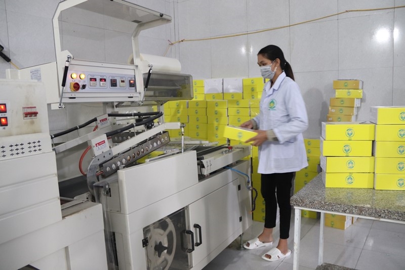 Chị Vân Anh đã đầu tư máy móc theo từng công đoạn để đáp ứng sản xuất và nhu cầu thị trường. Chị chủ động tham gia khóa tập huấn sản xuất các sản phẩm bột ngũ cốc dinh dưỡng và áp dụng sản xuất các sản phẩm ngũ cốc đa dạng đáp ứng nhu cầu người tiêu dùng.