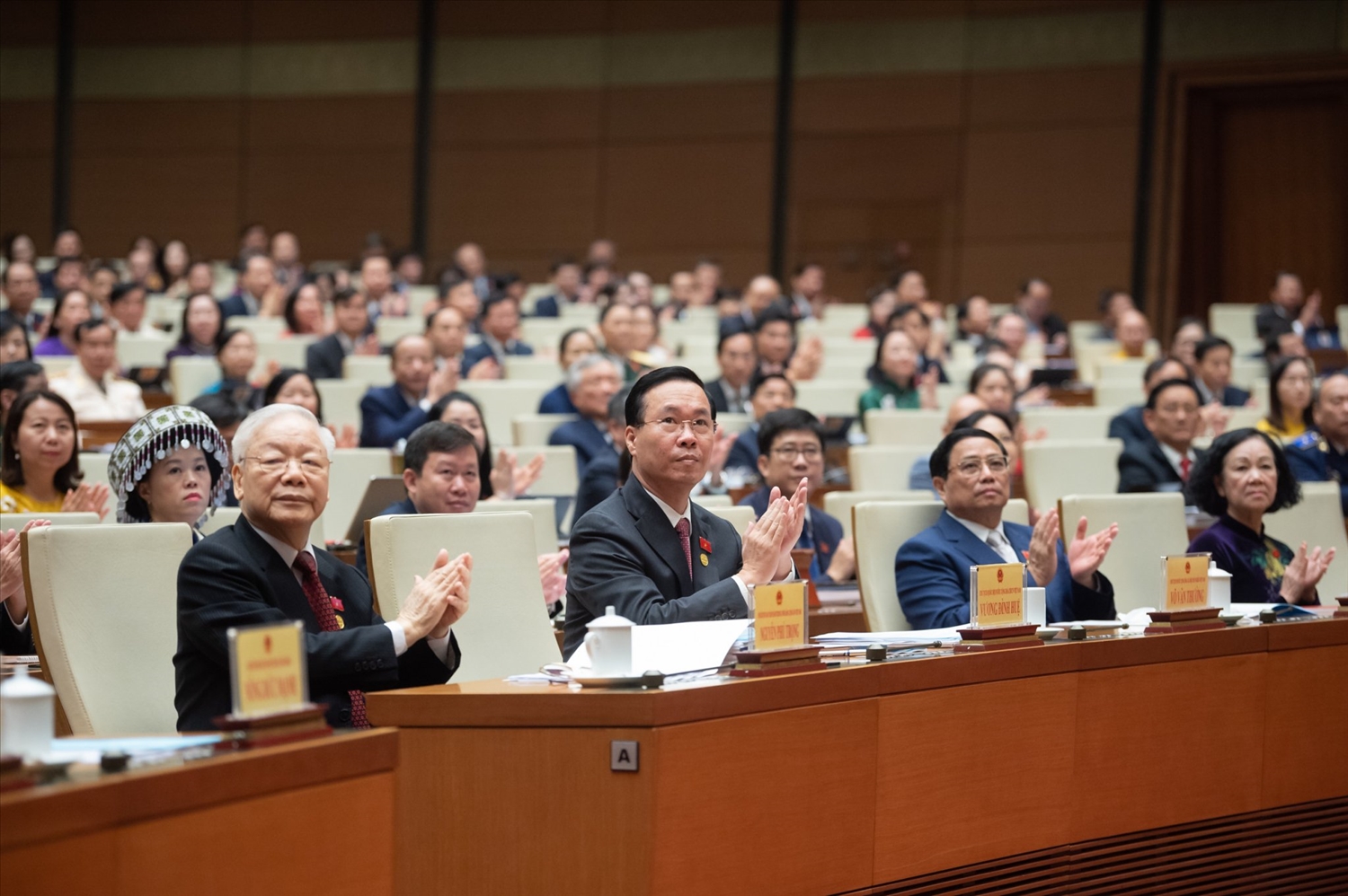 Lãnh đạo Đảng, Nhà nước, Chính phủ tham dự phiên Khai mạc Kỳ họp thứ 6, Quốc hội khóa XV