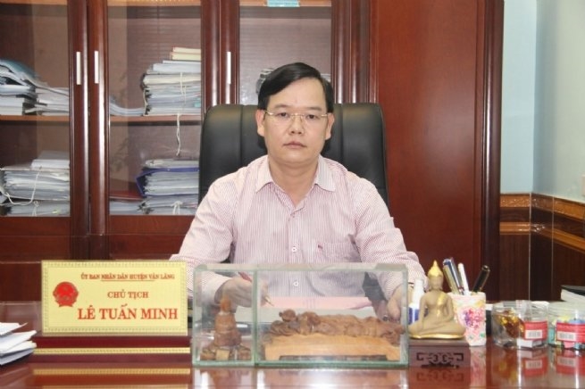 Ông Lê Tuấn Minh, Phó Bí thư Huyện ủy - Chủ tịch UBND huyện Văn Lãng