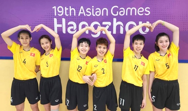 Các cô gái Việt Nam đang là nhà đương kim vô địch thế giới nội dung đồng đội 4 nữ, bộ môn Cầu mây