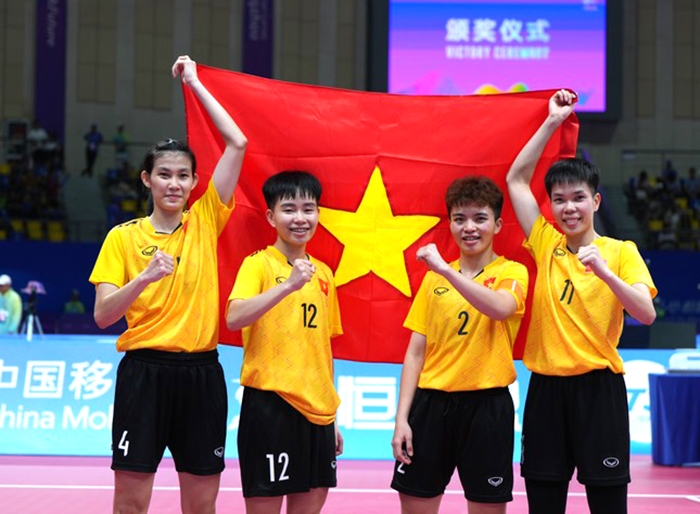 (TIN TH - ĐÃ BT) ASIAD 19: Đội tuyển cầu mây đem về tấm Huy chương Vàng thứ 2 cho đoàn thể thao Việt Nam 1