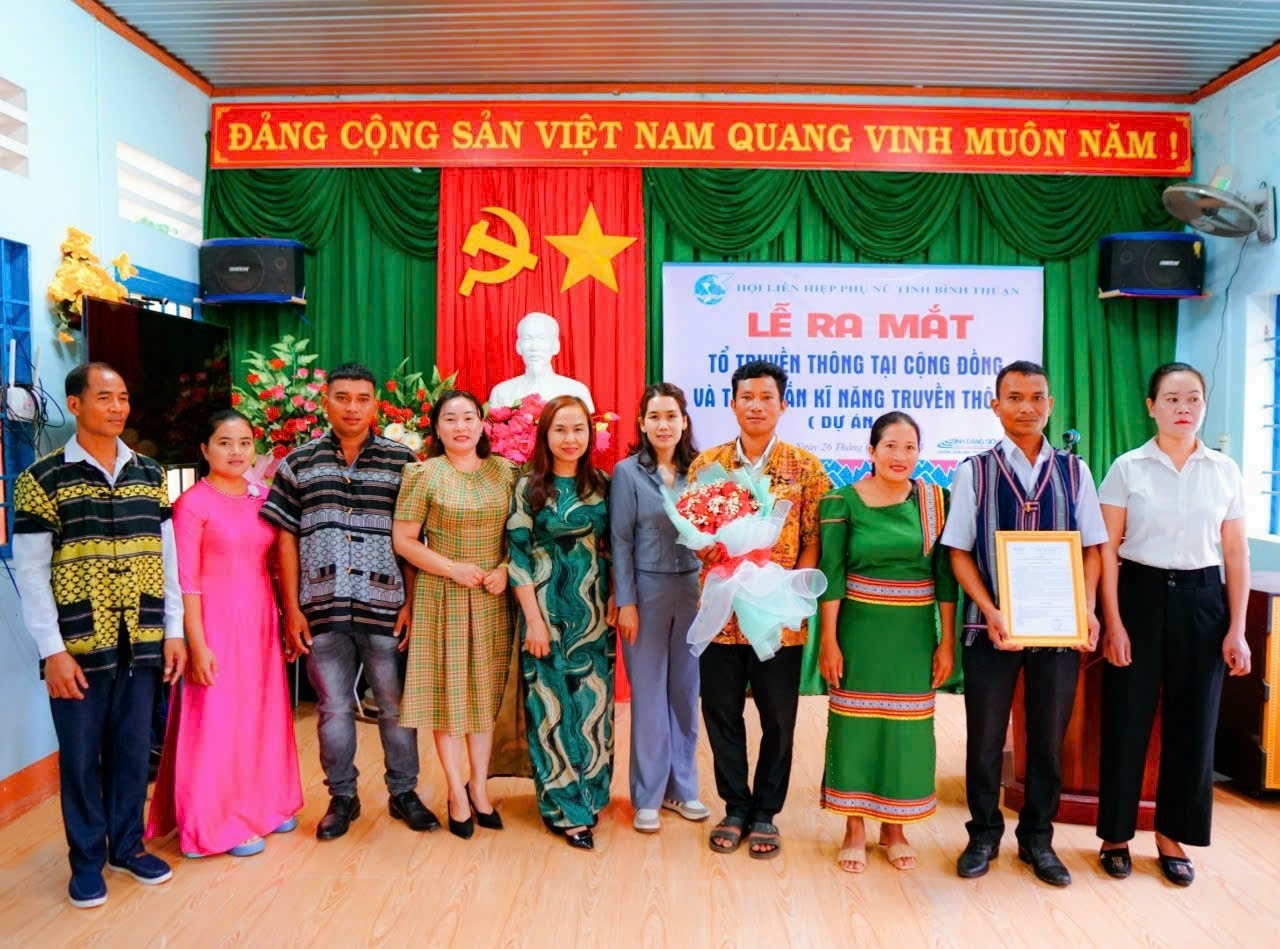 Tỉnh Bình Thuận đã thành lập được 20 Tổ truyền thông tại cộng đồng, hoàn thành chỉ tiêu đầu tiên của Dự án 8, giai đoạn 2021-2025 về xây dựng Tổ truyền thông tiên phong thay đổi trong cộng đồng