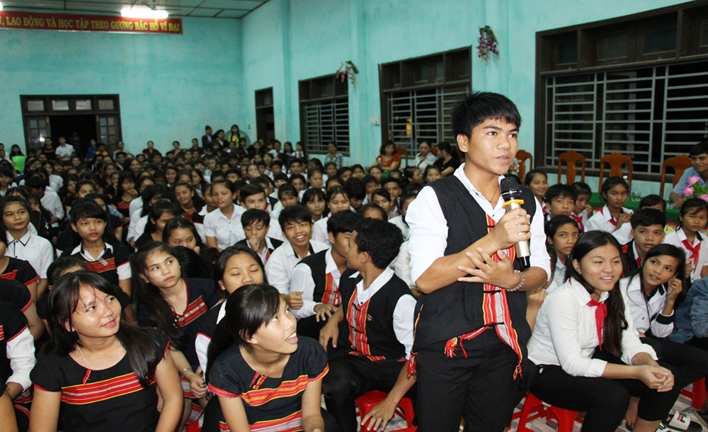 Tuyên truyền phòng, chống tảo hôn tại các Trường DTNT tỉnh Quảng Nam