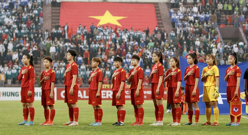Đội tuyển U20 nữ Việt Nam giành quyền vào chơi Vòng chung kết giải U20 châu Á 2024 (Ảnh IT)