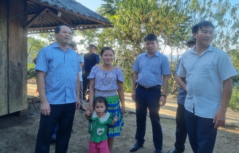 Đoàn giám sát đã đi khảo sát thực tế tại xã Nhi Sơn, huyện Mường Lát