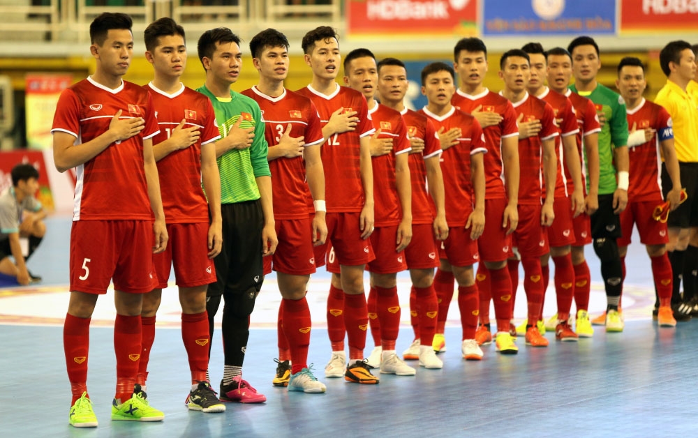 Đội tuyển Futsal Việt Nam sớm giành vé vào Vòng chung kết giải Futsal châu Á 2024 (Ảnh IT)