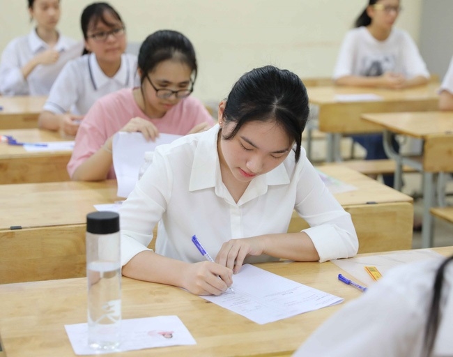 Năm học 2024 - 2025, Hà Nội tuyển sinh lớp 10 theo phương thức thi tuyển. Ảnh minh họa