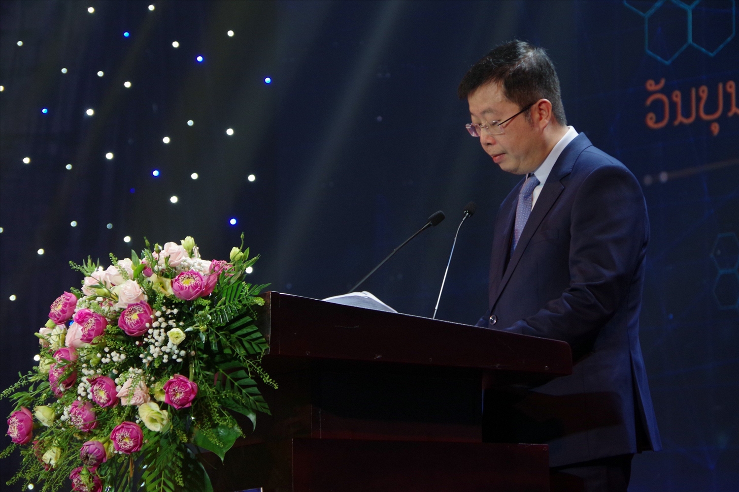 Thứ trưởng Bộ TT&TT Nguyễn Thanh Lâm phát biểu tại Lễ khai mạc