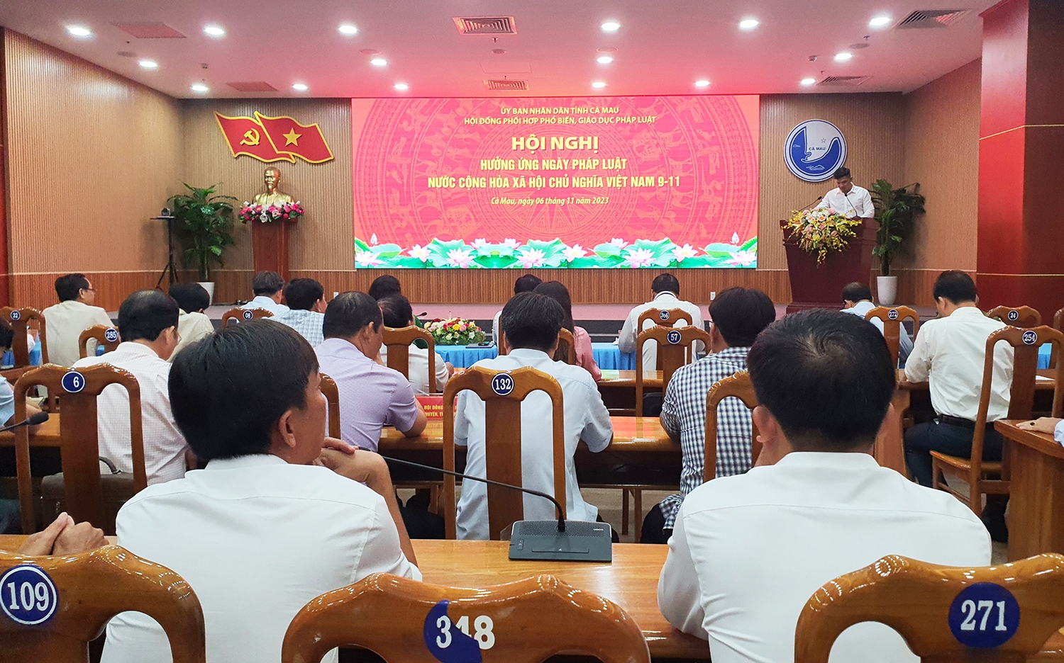 Hội nghị hưởng ứng Ngày Pháp luật Việt Nam tại Cà Mau
