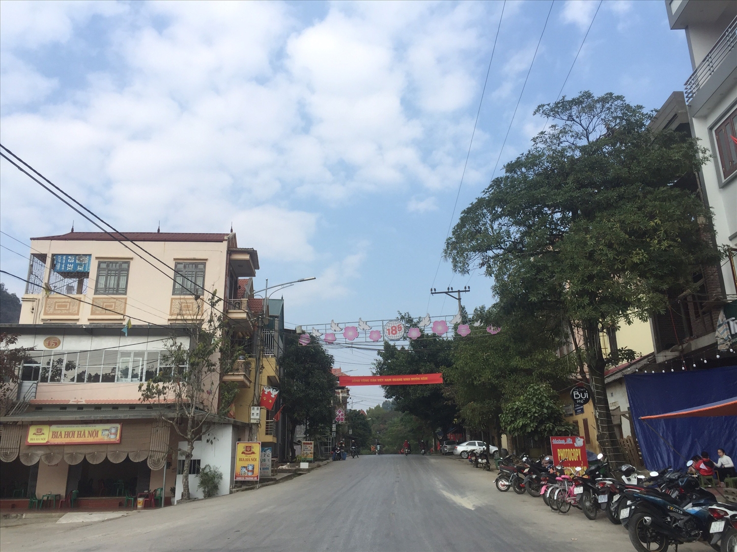 Một góc thị trấn Na Sầm, huyện Văn Lãng