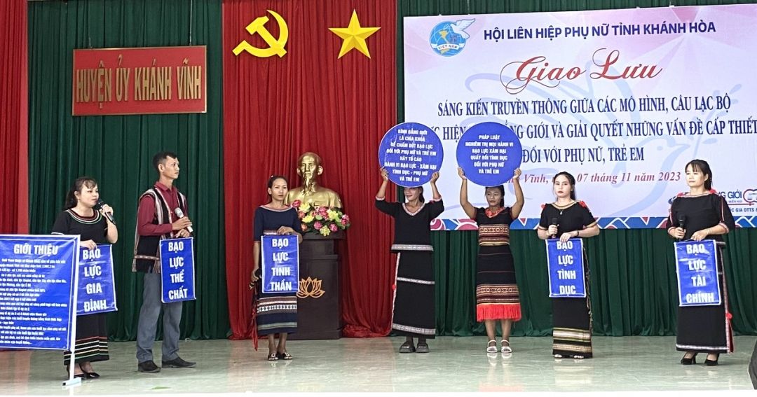 Chương trình giao lưu sáng kiến truyền thông về bình đẳng giới của các địa phương tỉnh Khánh Hòa